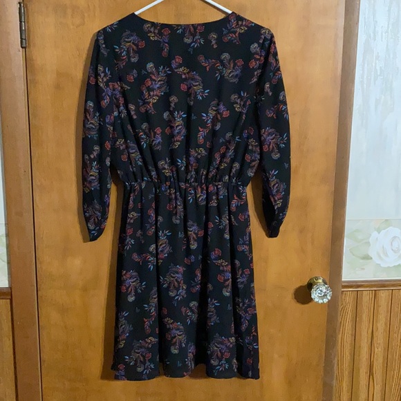 Collective Concepts Floral Print Dress Sz LP - Picture 6 of 6